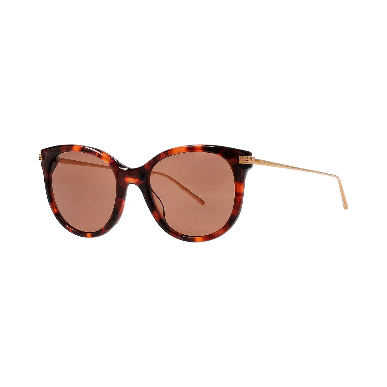 New Balenciaga Tortoise BB0070S Logo Cat Eye Sunglasses Havana Havana Brown Balenciaga | Accessories | Balenciaga Havana Brown  main image 3