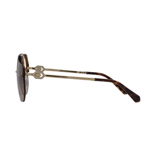 Sunglasses 6122-B Brown/Gold Tone