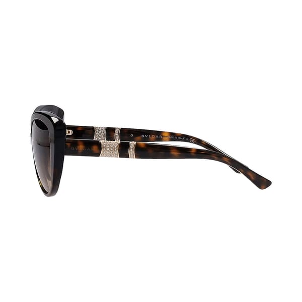 Crystal Embellished Sunglasses 8151-B Tortoise