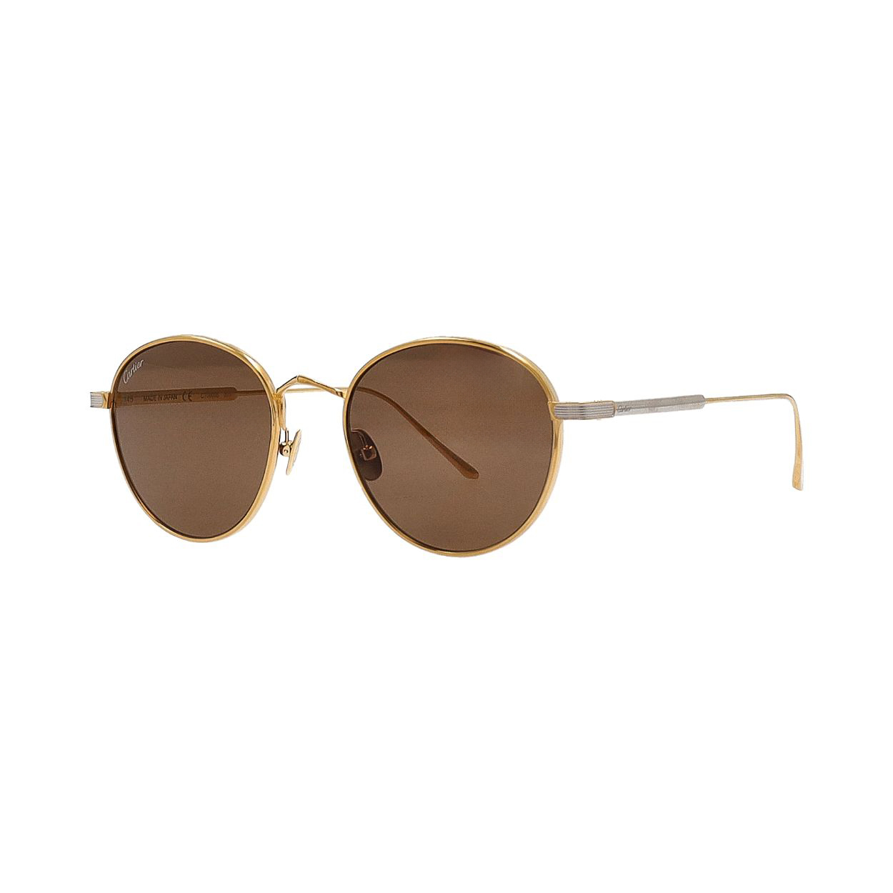 Cartier Havana Gold/Brown CT0213S 002 Sunglasses Cartier Première CT0540S Sunglasses 002 Dark Havana - eye-oo.com main image 3