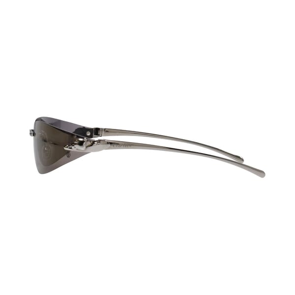 Panthere de Cartier Rimless Sunglasses Gunmetal