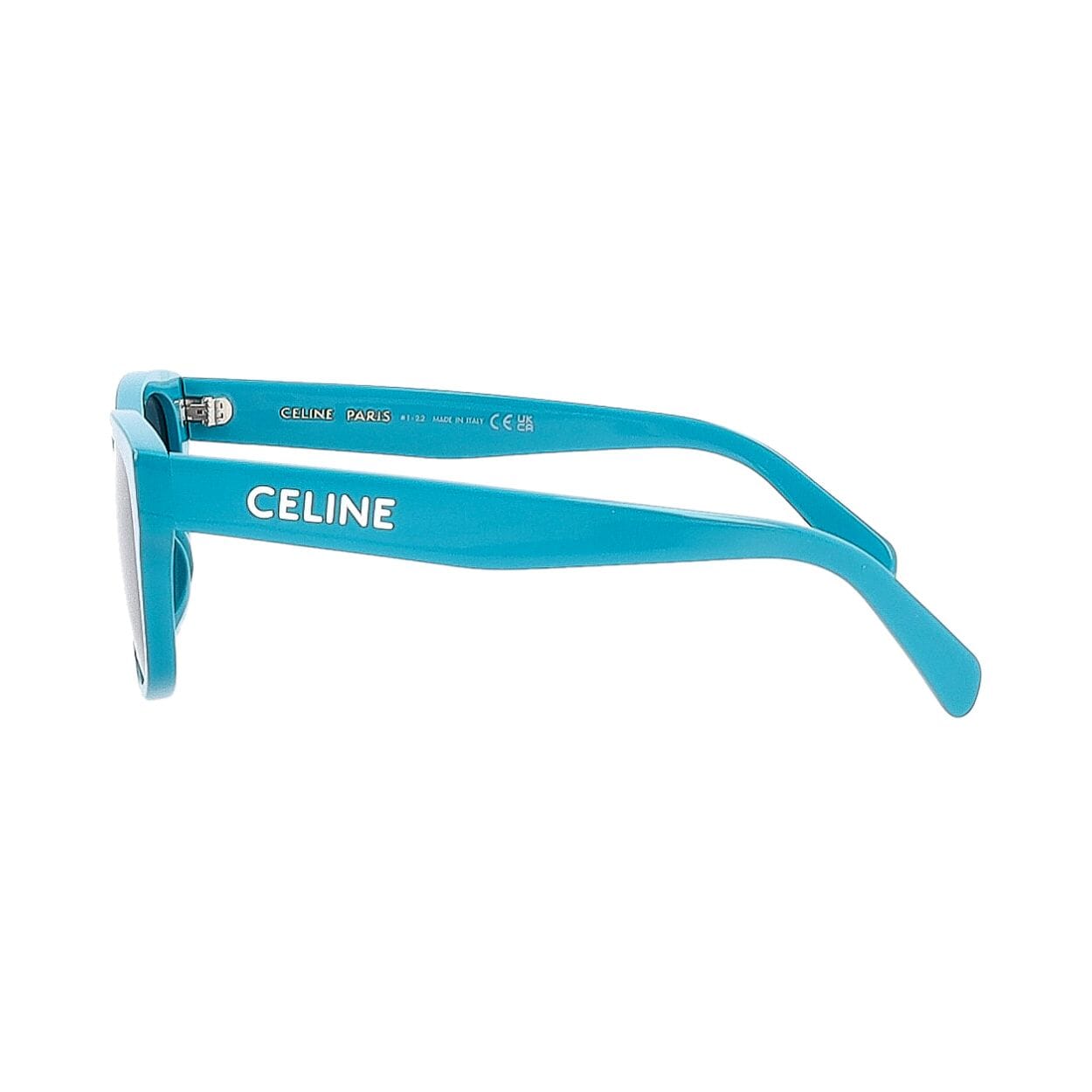 NEW Celine CL40249U Sunglasses in Turquoise Green CELINE Sunglasses CL40249U Turquoise Smoke | Luxity main image 2