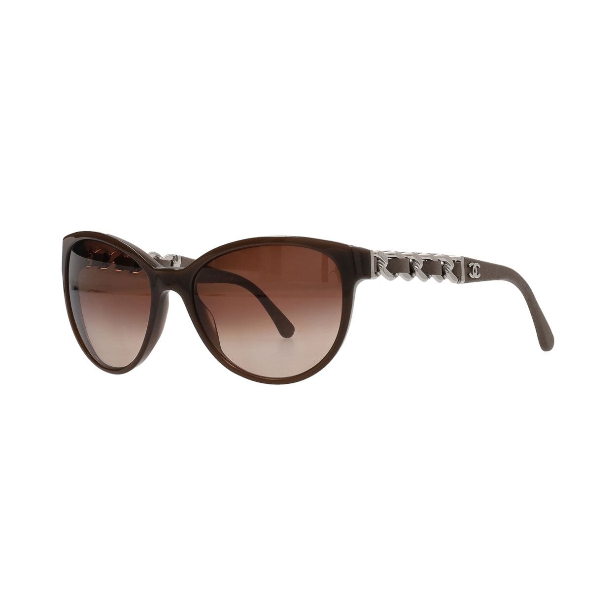 CHANEL Chain Sunglasses 5215-Q Taupe | Luxity
