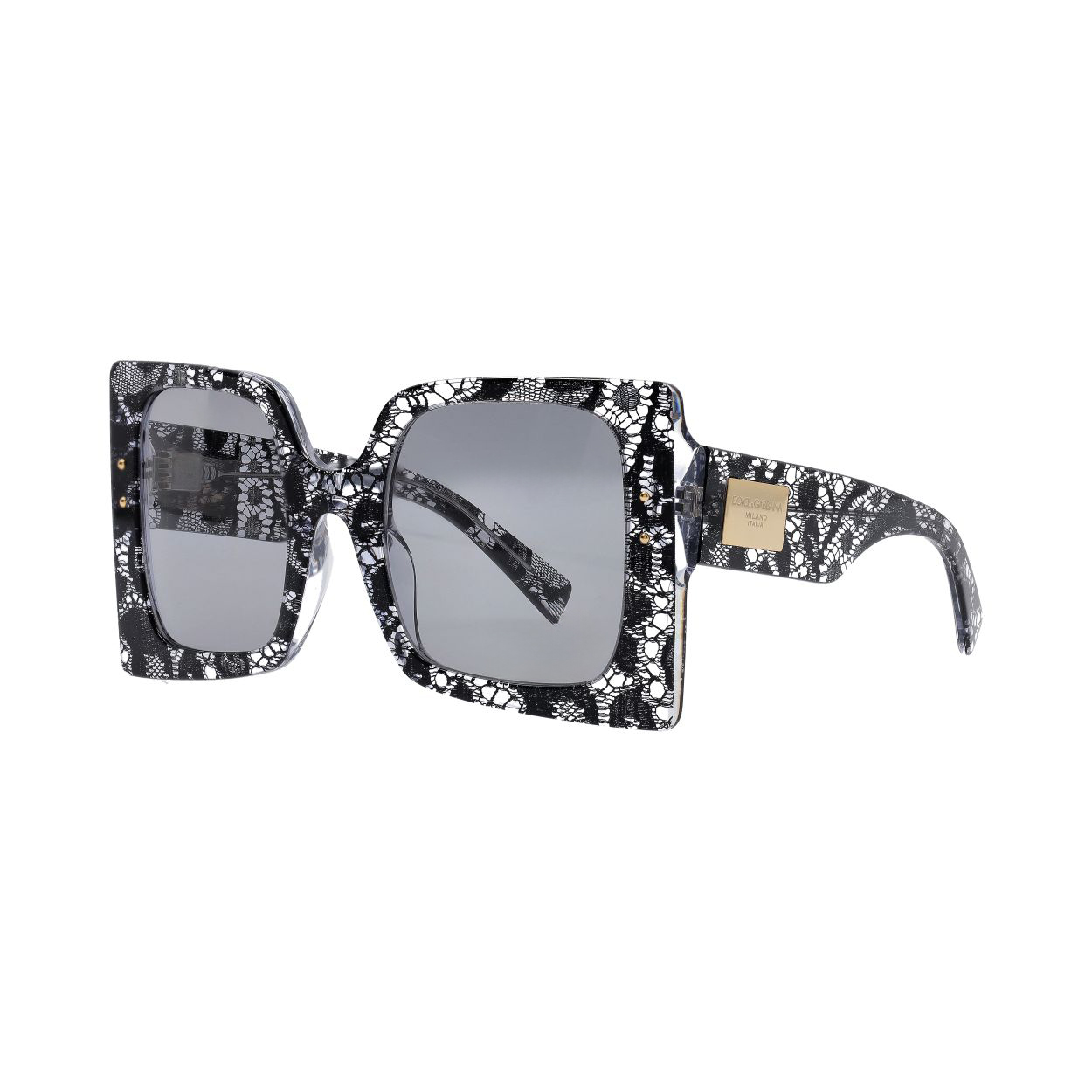 Oversized Lace Sunglasses DG 4490 Black