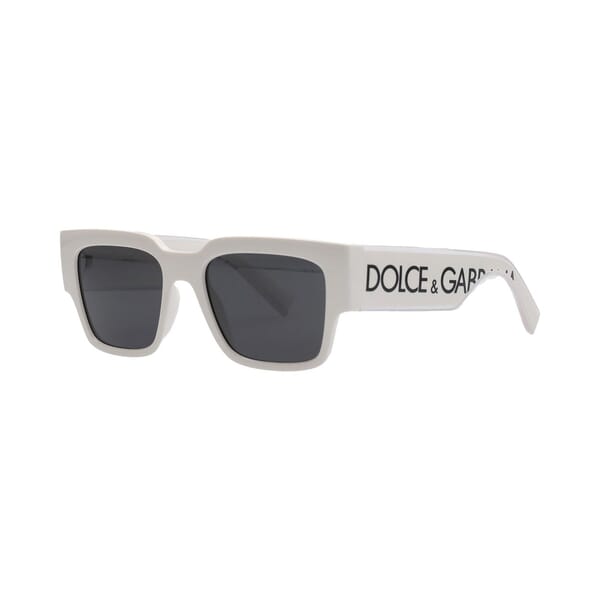 DOLCE & GABBANA Logo Sunglasses DG 6184 White | Luxity