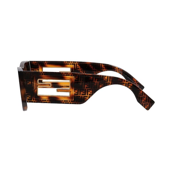 Sunglasses FE40109I Round/Oval Pattern Brown