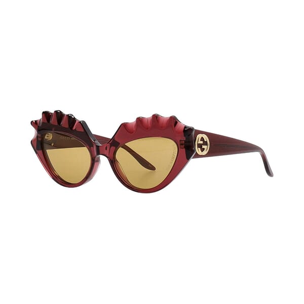 Sunglasses GG0781S Burgundy Yellow