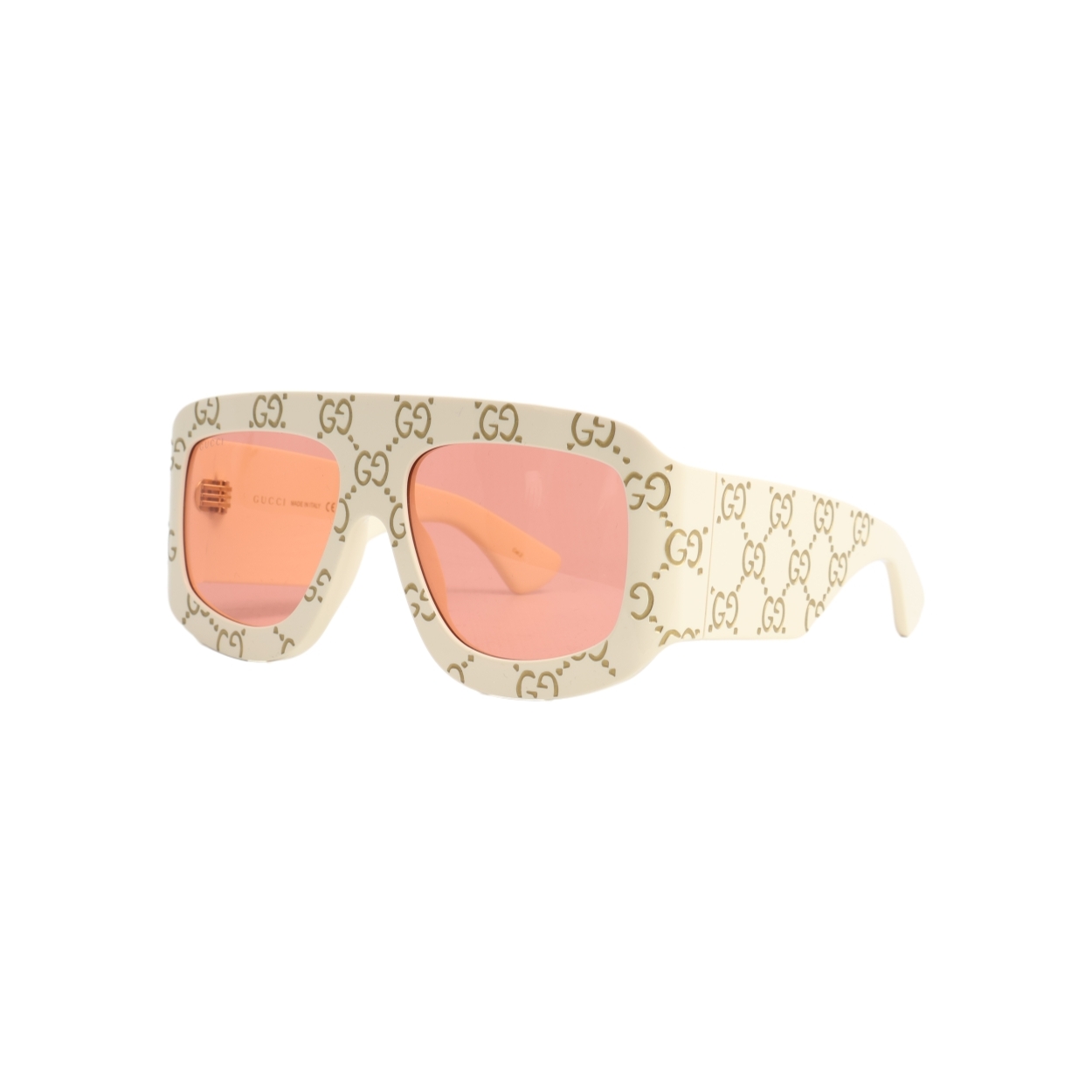 GUCCI Sunglasses GG0983S Ivory Orange | Luxity