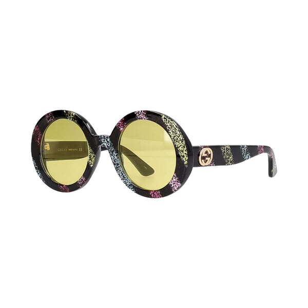 Round Sunglasses GG0319S Multicolour Yellow