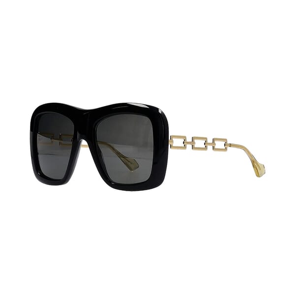 Sunglasses GG0499S Black Gold Grey