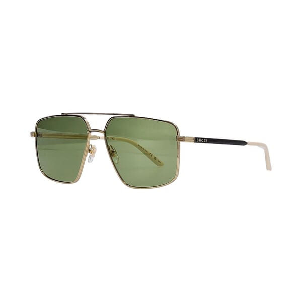 Sunglasses GG0941S Gold Black Green