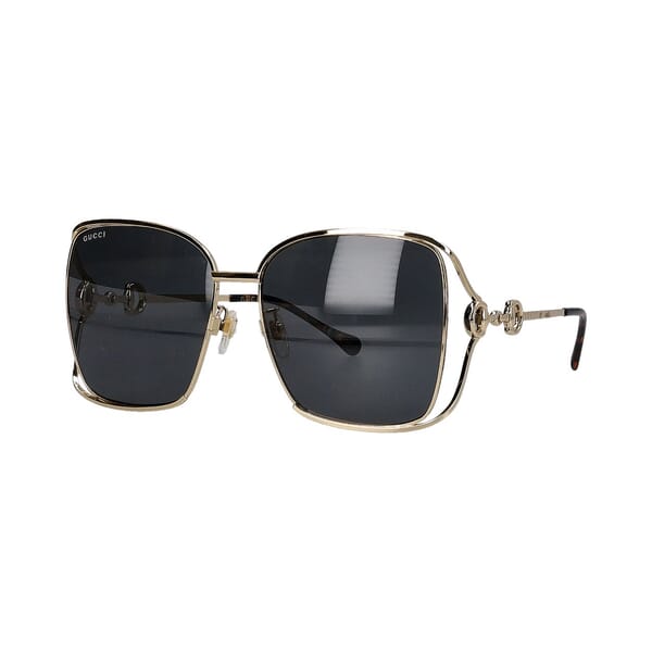 Horsebit Sunglasses GG1020S Black/Gold
