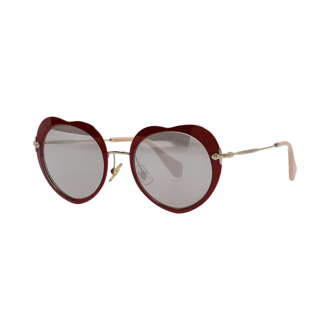 MIU MIU Heart Sunglasses SMU 54R Red/Pink | Luxity