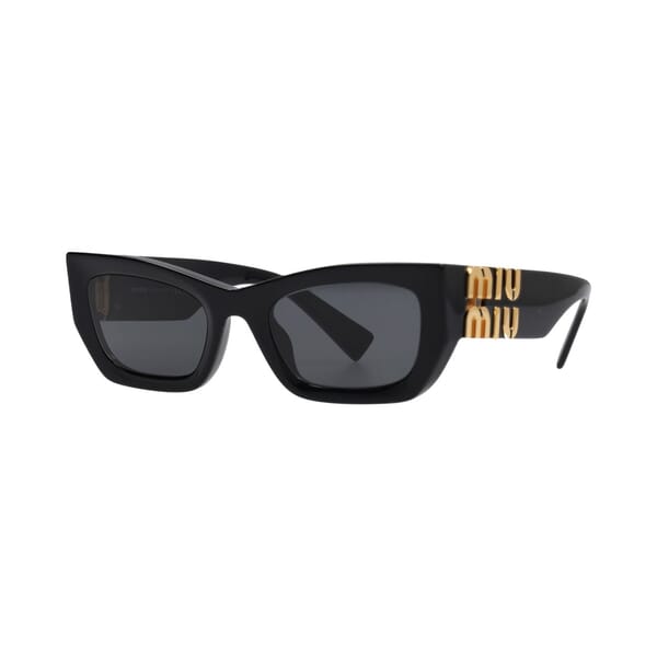 Logo Sunglasses SMU 09W Black/Gold
