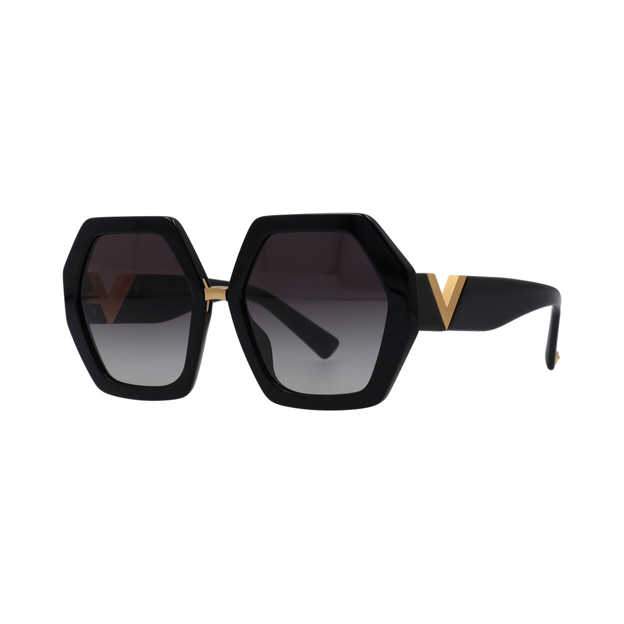 Valentino Sunglasses, VA406553 Valentino VA4067 Narrow Oval Sunglasses | Valentino Eyewear  main image 4