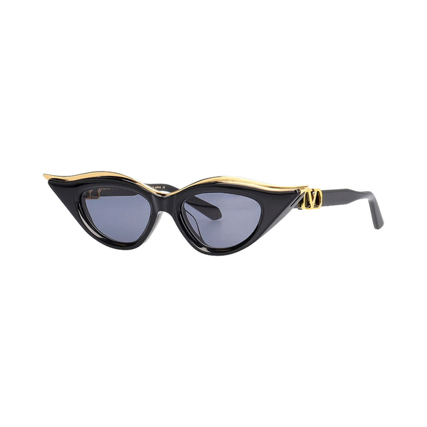 Sunglasses 114A49 Cat Eye Black Grey