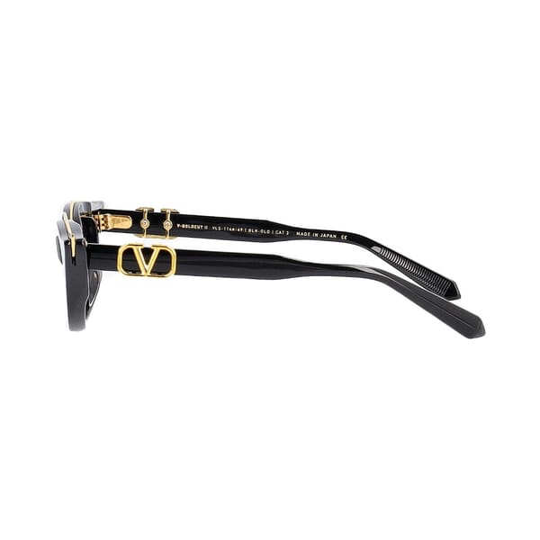 Sunglasses 114A49 Cat Eye Black Grey