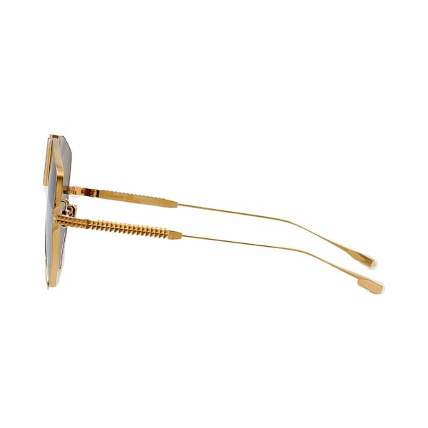 Sunglasses 115B64 Aviator Gold Green