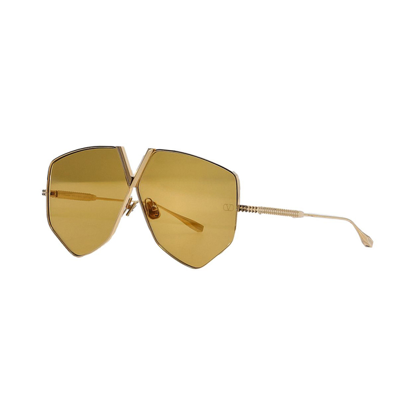 Sunglasses 115D64 Aviator Gold Amber