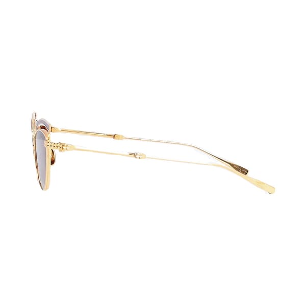 Sunglasses 118C55 Cat Eye Gold Rose
