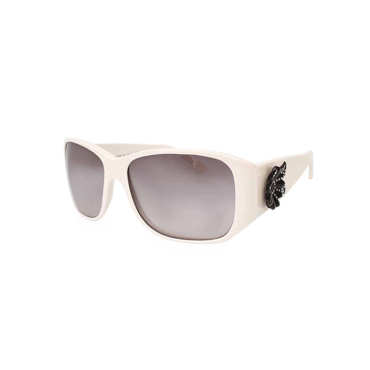 VERSACE Flower Sunglasses MOD 4148 B White | Luxity display picture 2