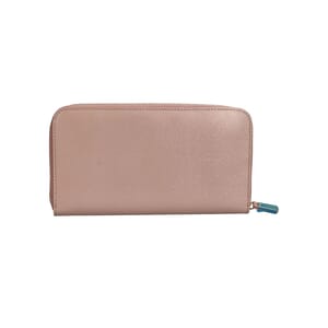 Patent Zip Around Wallet Ash Rose, view 3