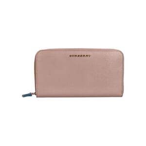 Patent Zip Around Wallet Ash Rose