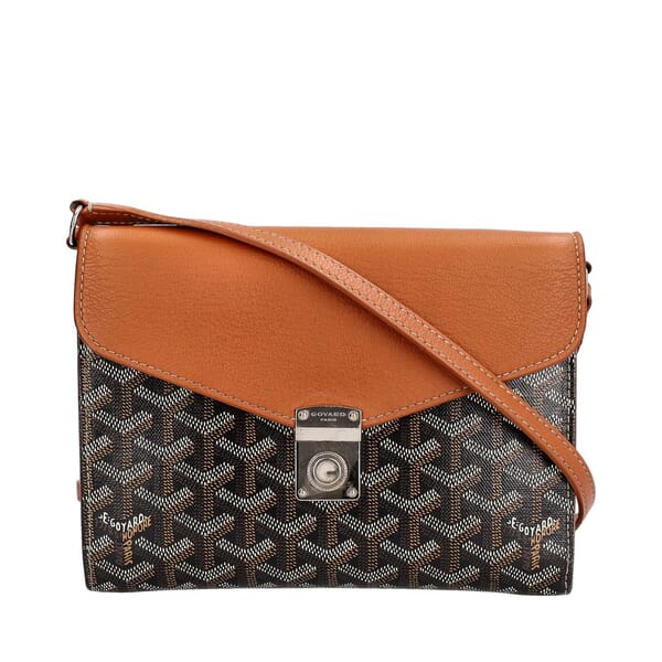 Goyardine Chypre Pouch Wallet Brown