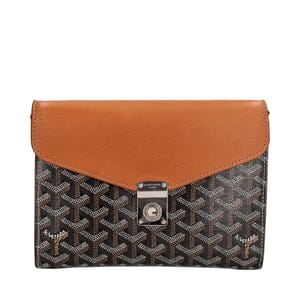 Goyardine Chypre Pouch Wallet Brown, view 4