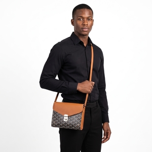Goyardine Chypre Pouch Wallet Brown, view 10