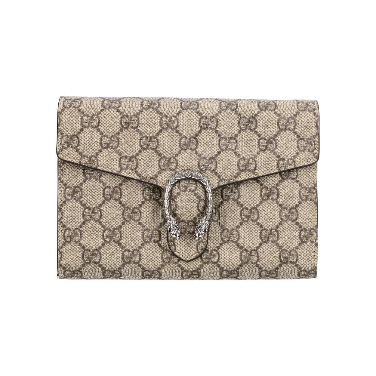GUCCI Supreme GG Dionysus Chain Wallet Beige/Ebony | Luxity