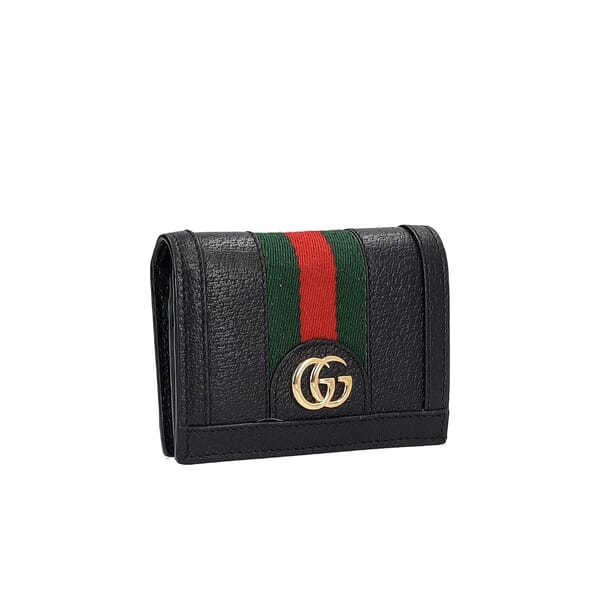 Leather Ophidia Wallet Black