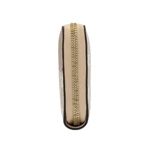 Marmont GG Zip Around Wallet Beige/White, view 4