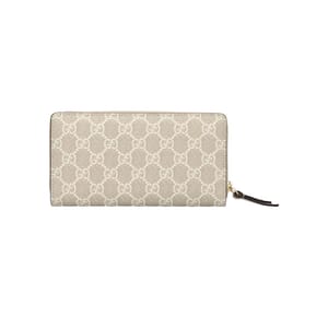 Marmont GG Zip Around Wallet Beige/White, view 3