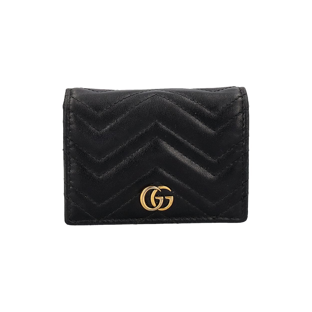 Marmont GG Card Case Wallet Black