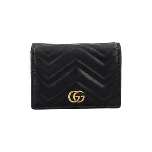 Marmont GG Card Case Wallet Black