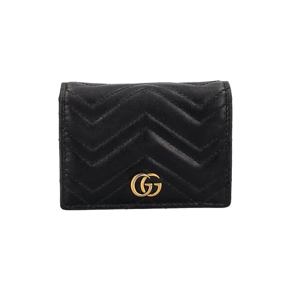 Marmont GG Card Case Wallet Black