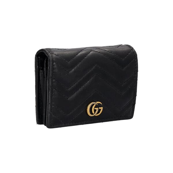 Marmont GG Card Case Wallet Black