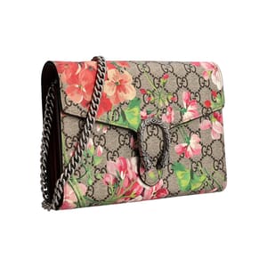Supreme GG Blooms Dionysus Chain Wallet Floral, view 2