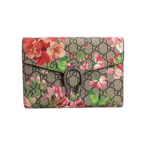 Supreme GG Blooms Dionysus Chain Wallet Floral, view 5