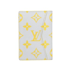 LOUIS VUITTON Monogram Glow Pocket Organizer Grey/Yellow | Luxity