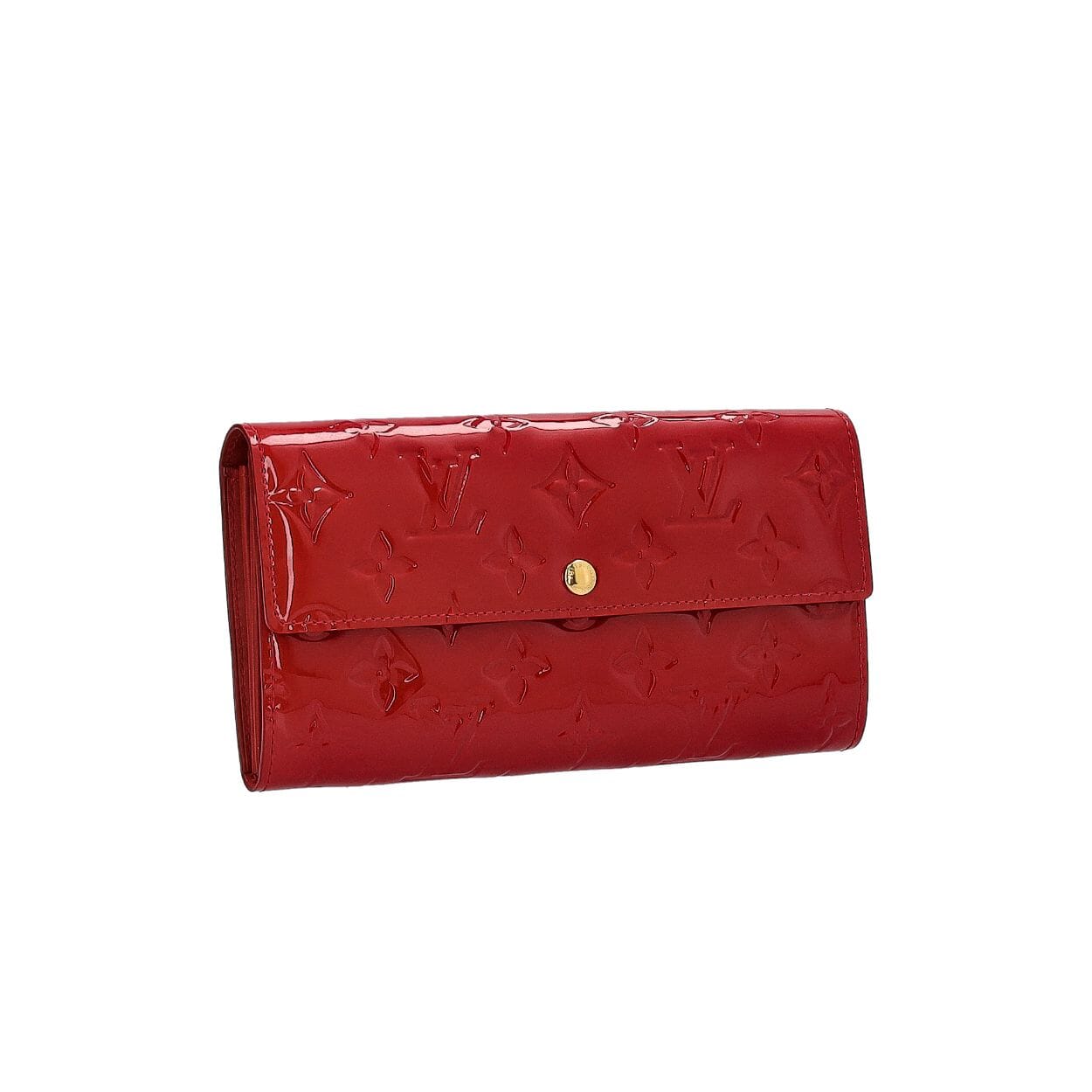 VERSACE Leather Virtus Wristlet Red | Luxity