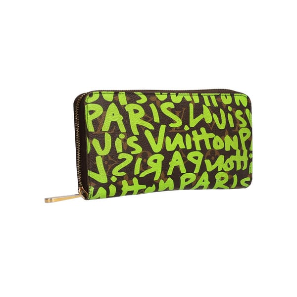 x STEPHEN SPROUSE Monogram Graffiti Zippy Wallet