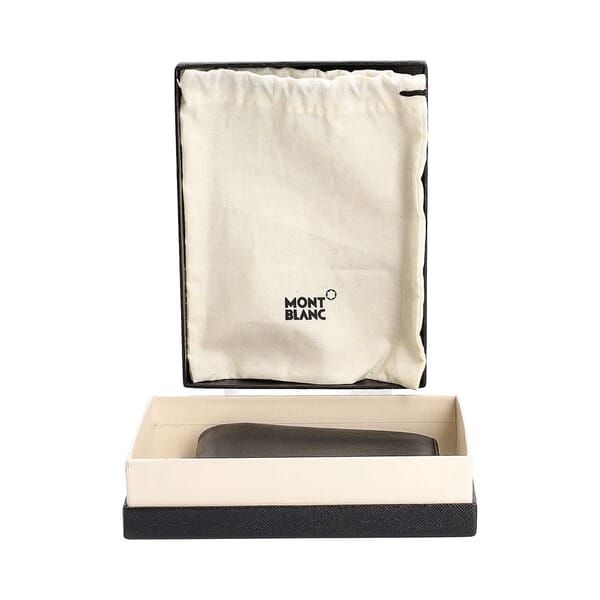 Leather Meisterstuck 6CC Wallet Black