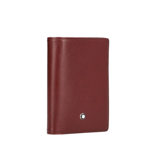 Leather Meisterstuck Wallet Burgundy