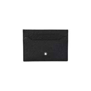 Saffiano Sartorial 5CC Card Holder Black