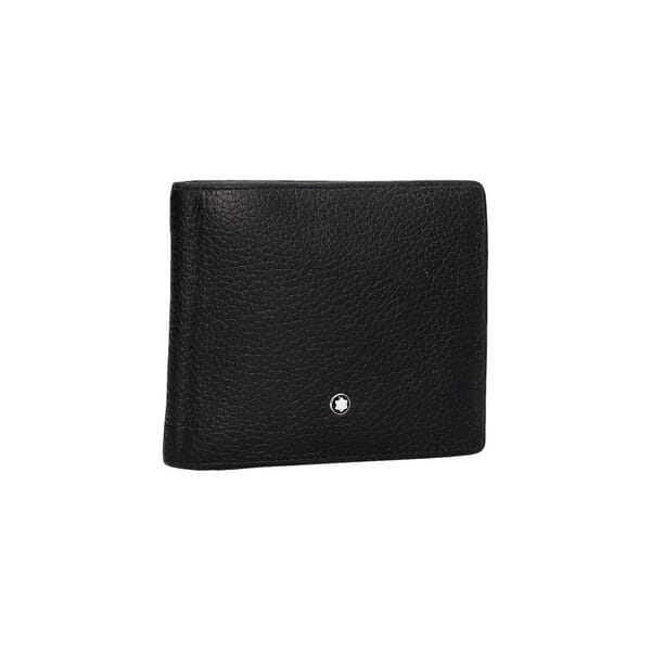 Leather Meisterstuck Bi-Fold Wallet Black