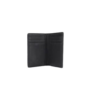 Leather Logo Card Holder Black, view 6