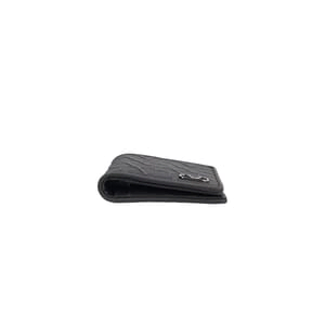 Leather Logo Card Holder Black, view 5