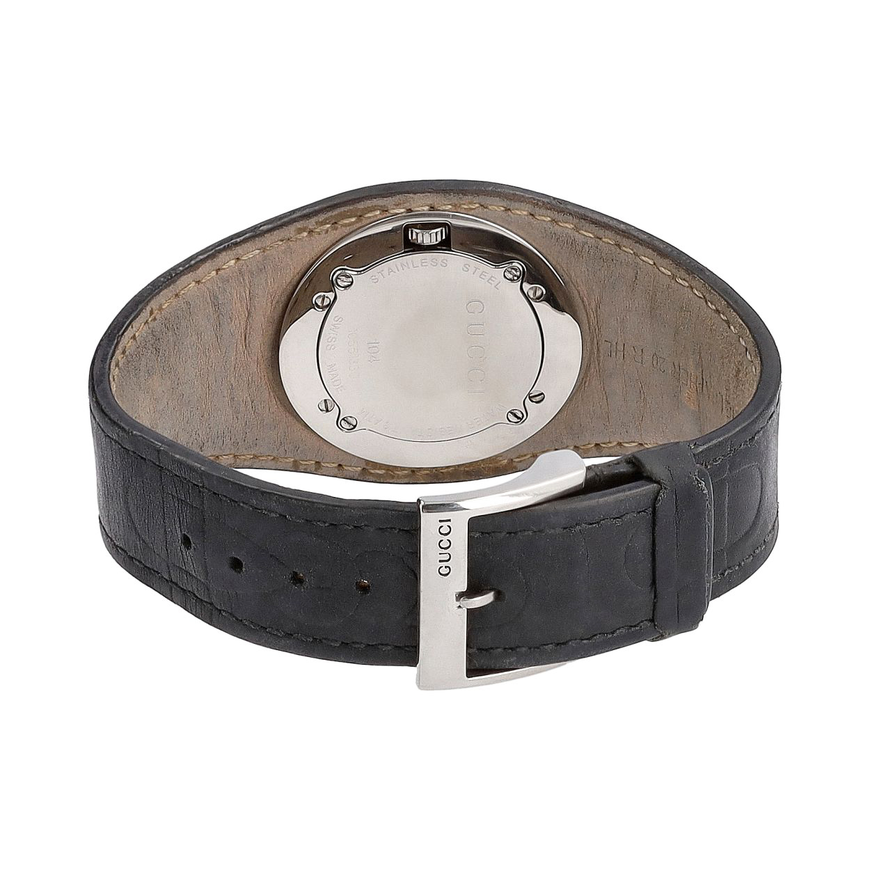 GUCCI 104 G Bandeau Watch Black | Luxity